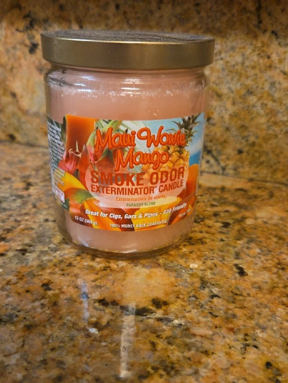 Smoke Odor Exterminator Candle - Soft Pink